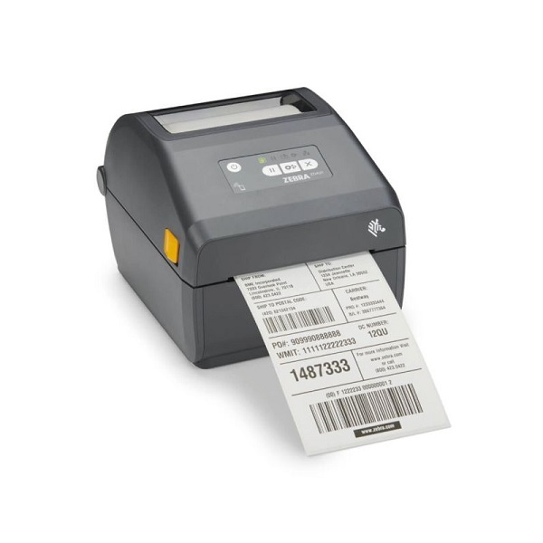 Bilde av Zebra Direct Thermal Printer ZD421; 203 dpi, USB, USB Host, Modular Connectivity Slot, 802.11ac (WIFI), BT4, ROW, EU and UK Cords, Swiss Font, EZPL. ZD4A042-D0EW02EZ (DE,SE,NO,FI,RO,PL)